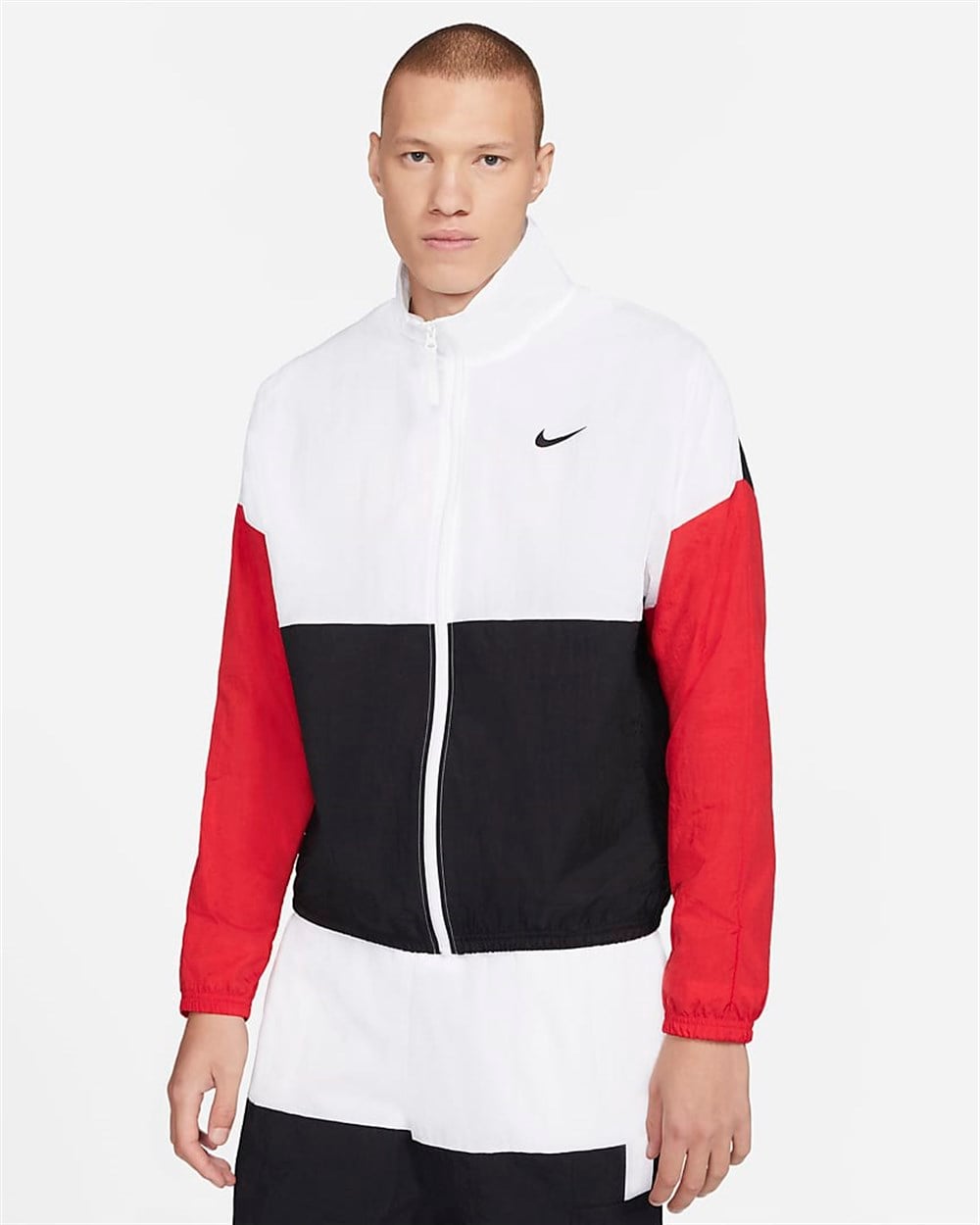 Nike M Nk Jkt Startıng Fıve Erkek Beyaz Ceket - CW7348-101