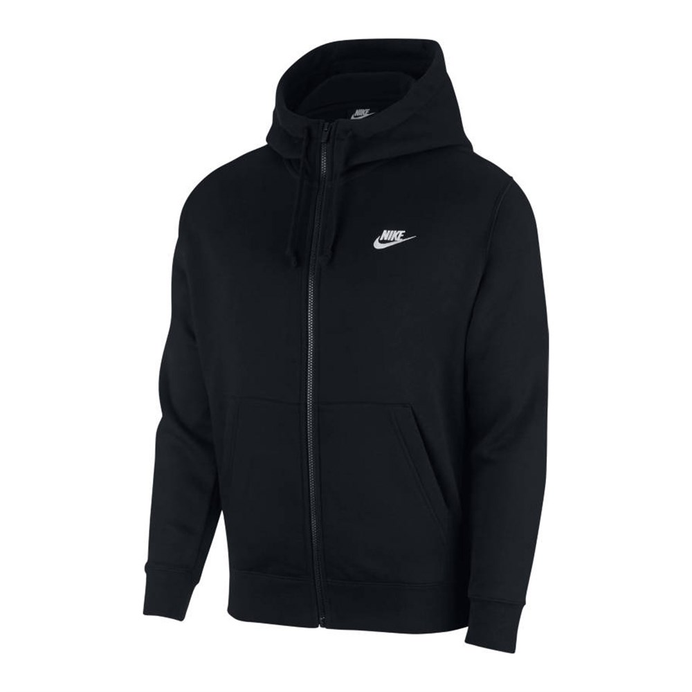 Nike M Nsw Club Hoodıe Fz Bb Erkek Siyah Sweatshirt - BV2645-010