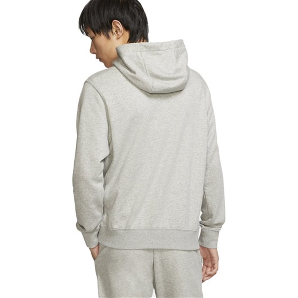 Nike M Nsw Club Hoodıe Fz Ft Erkek Gri Sweatshirt - BV2648-063