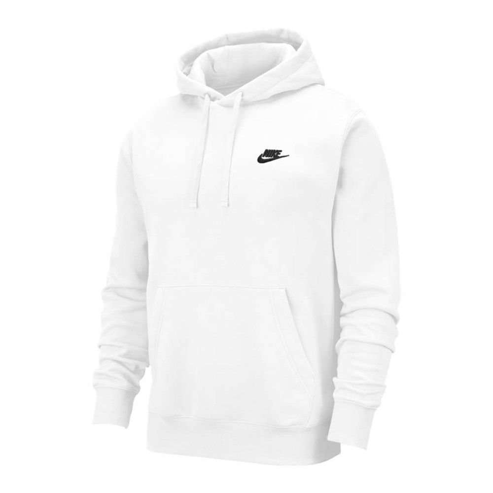 Nike M Nsw Club Hoodıe Po Bb Erkek Beyaz Sweatshirt - BV2654-100