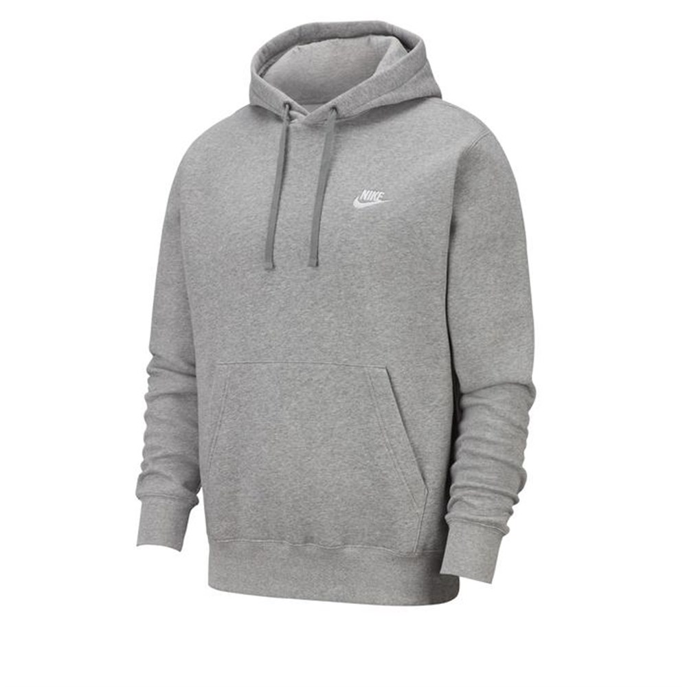 Nike M Nsw Club Hoodıe Po Bb Erkek Gri Sweatshirt - BV2654-063