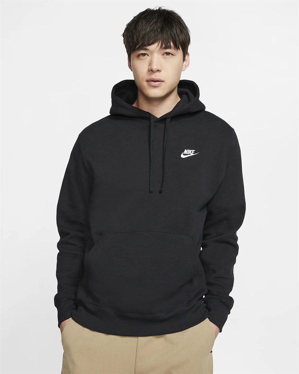 Nike M Nsw Club Hoodıe Po Bb Erkek Siyah Sweatshirt - BV2654-010
