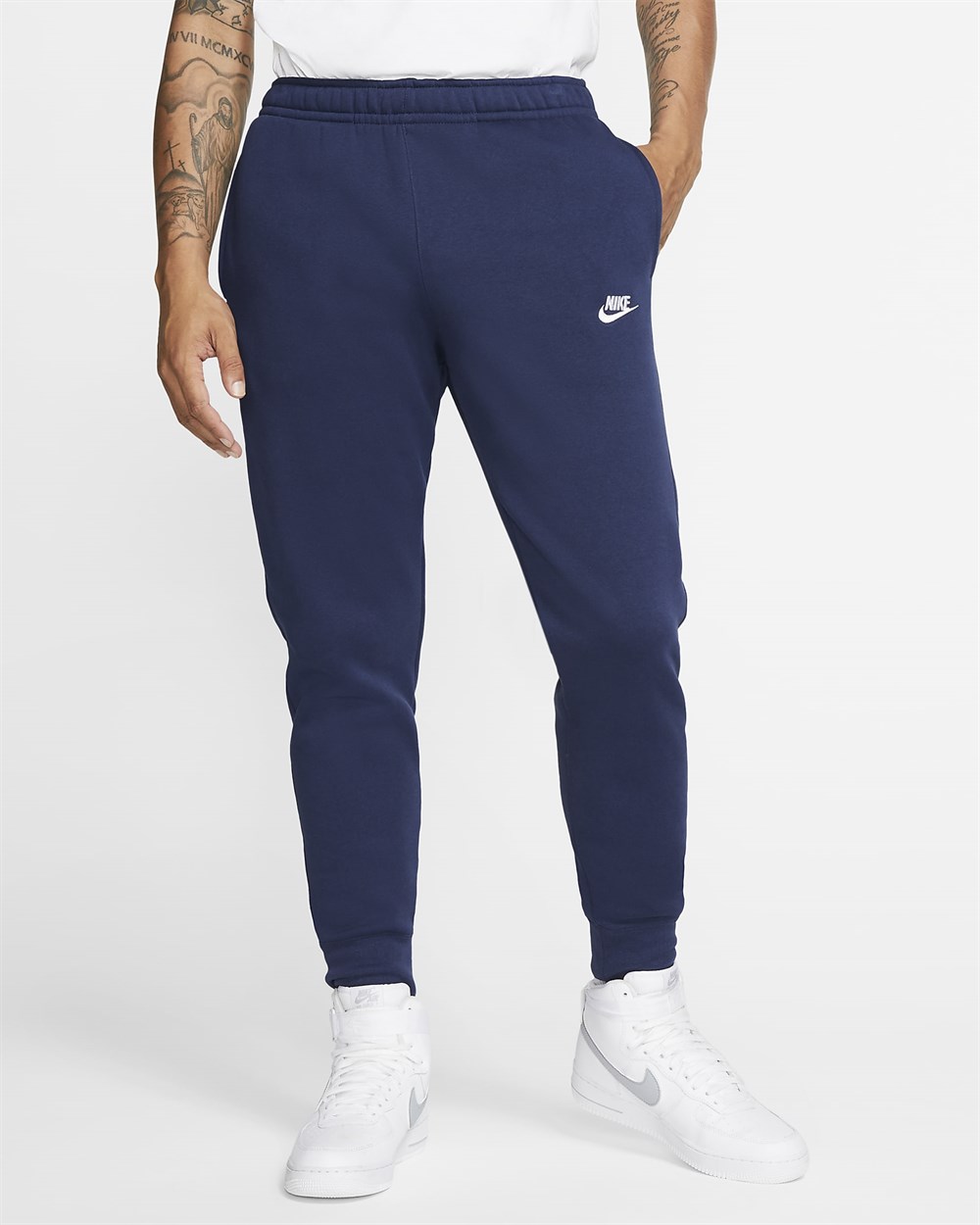 Nike M Nsw Club Jggr Bb Erkek Lacivert Eşofman Altı - BV2671-410