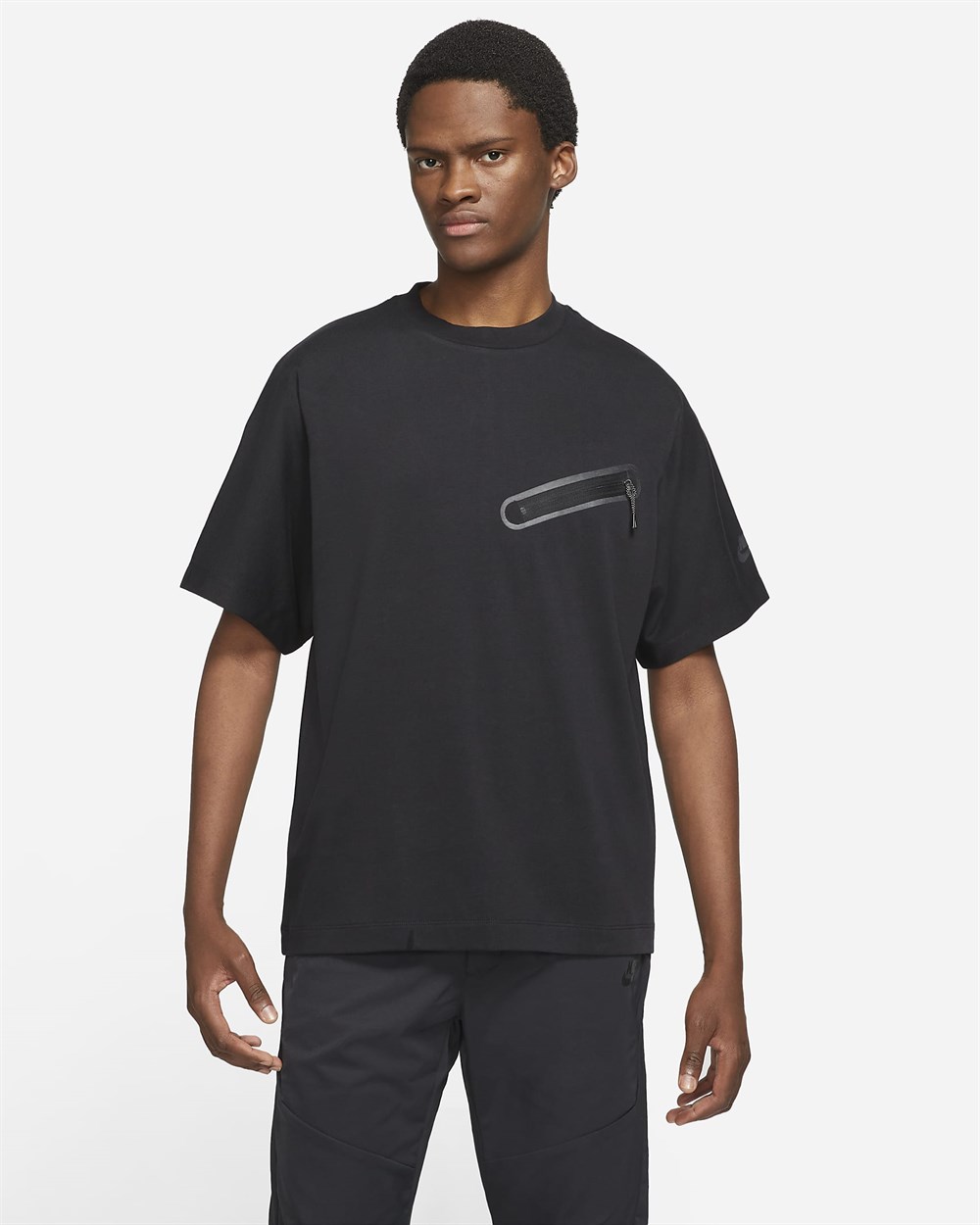 Nike M Nsw Df Te Ss Top Erkek Siyah T-shirt - DH7817-010