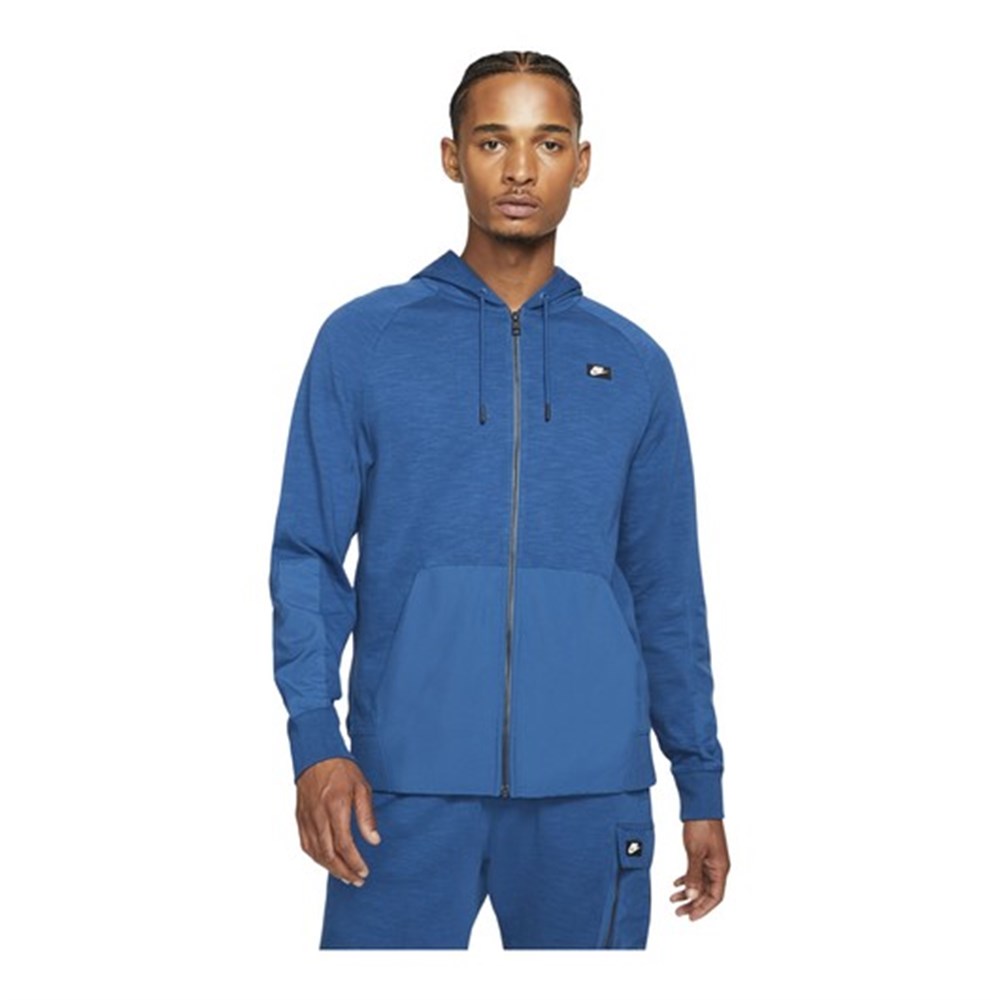 Nike M Nsw Me Hoodıe Fz Ltwt Essntl Erkek Mavi Sweatshirt - DM4580-476