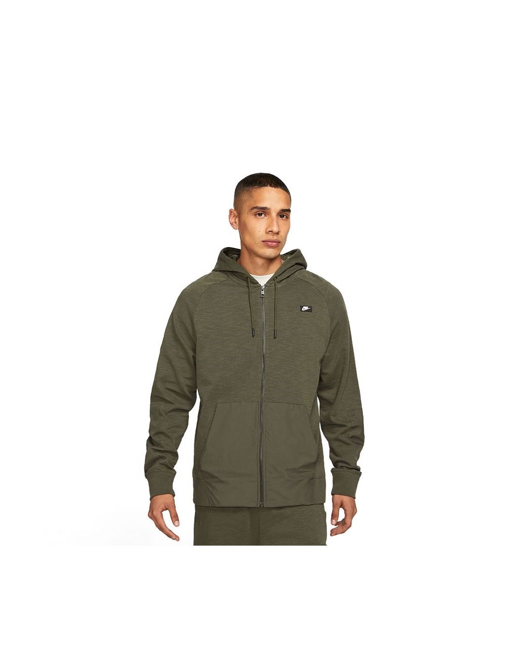 Nike M Nsw Me Hoodıe Fz Ltwt Essntl Erkek Haki Sweatshirt - DM4580-325