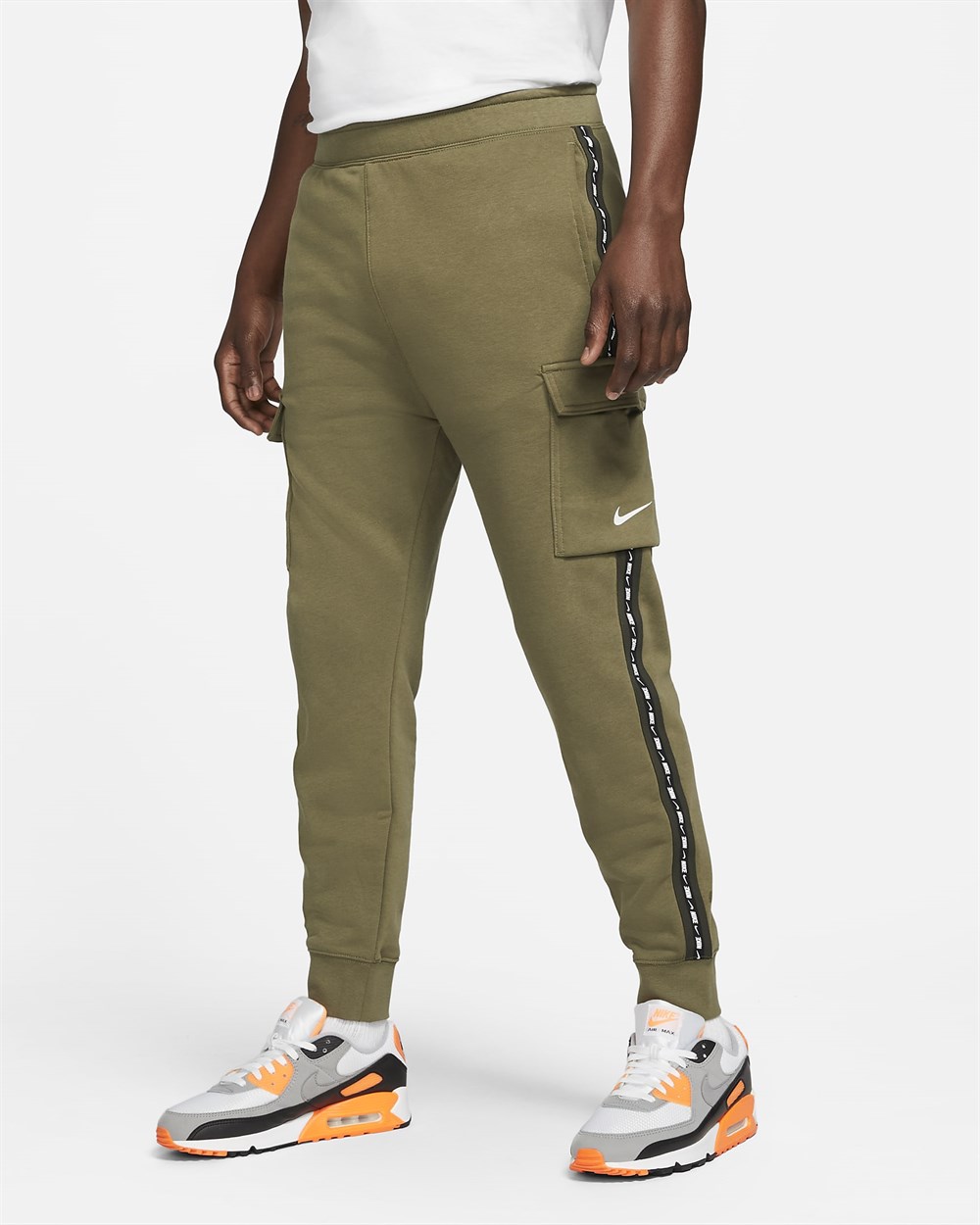 Nike M Nsw Repeat Flc Cargo Pant Bb Erkek Yeşil Eşofman Altı - DM4680-222