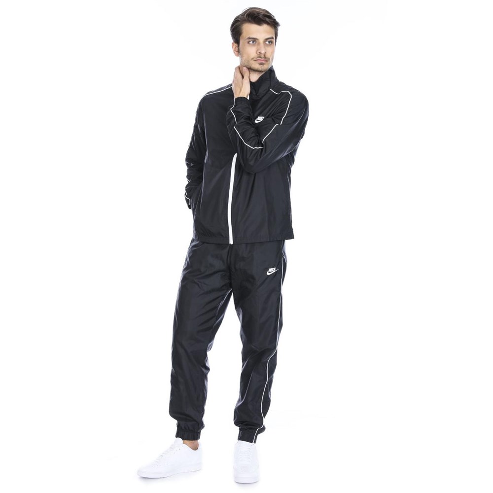 Nike M Nsw Spe Trk Suıt Wvn Basıc Erkek Siyah Eşofman Takımı - BV3030-010