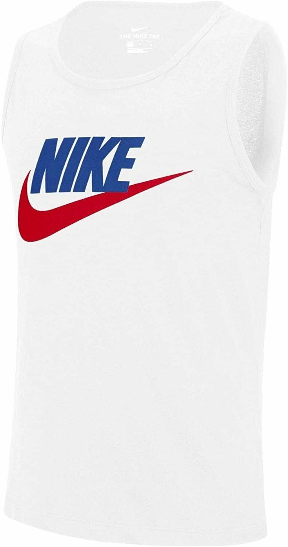 Nike M Nsw Tank Icon Futura Erkek Beyaz Atlet - AR4991-103