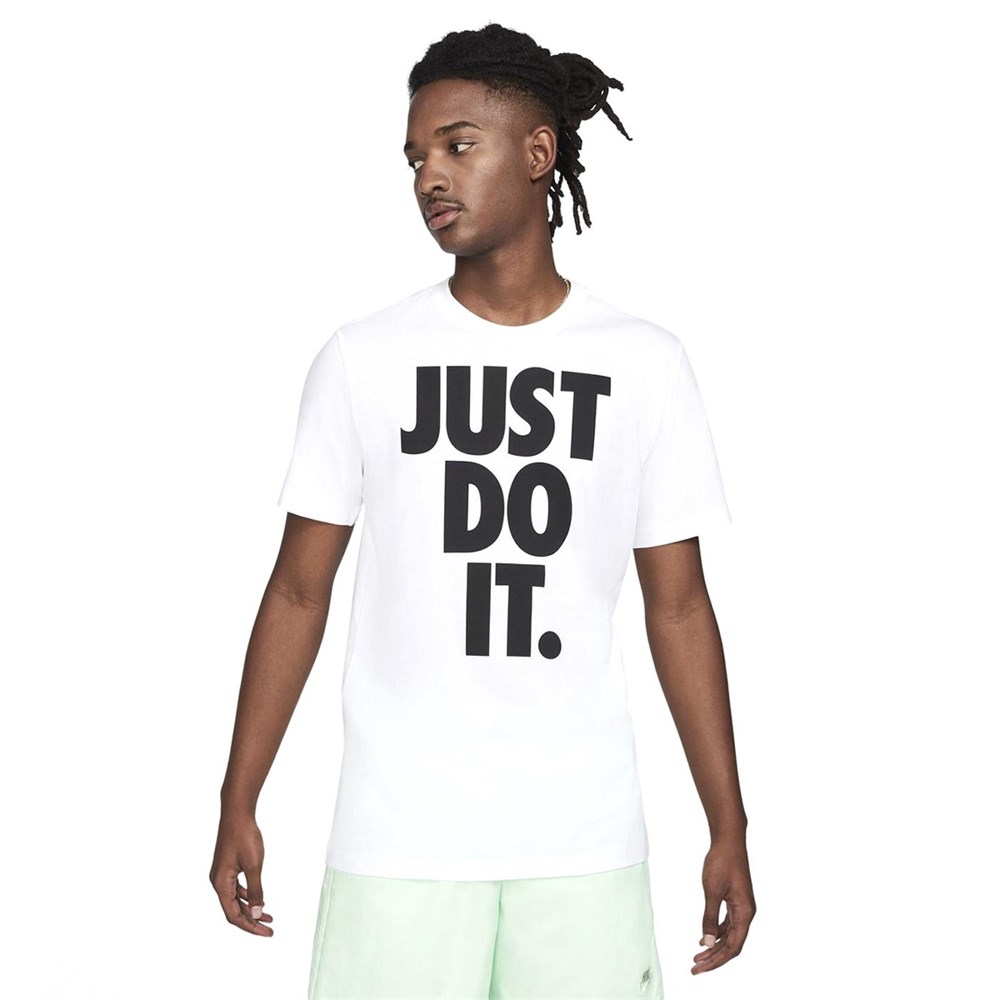 Nike M Nsw Tee Icon Jdı Hbr Erkek Beyaz T-shirt - DC5090-100