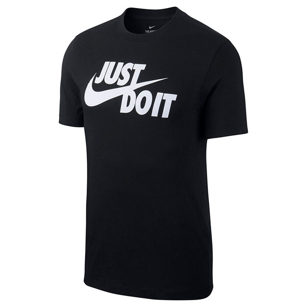 Nike M Nsw Tee Just Do It Swoosh Erkek Siyah T-shirt - AR5006-011