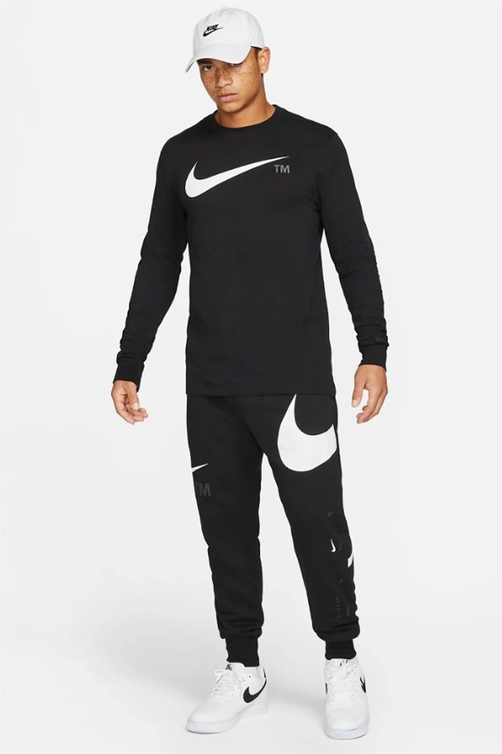 Nike M Nsw Tee Ls Grx Tee Erkek Siyah T-shirt - DD3374-010