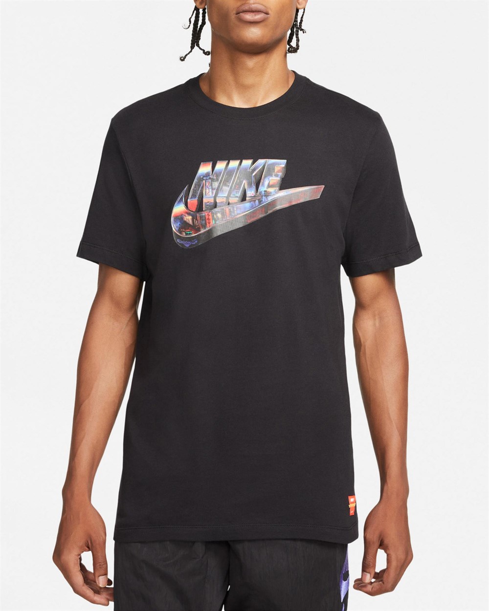 Nike M Nsw Tee Worldwıde Hbr Erkek Siyah T-shirt - DJ1369-010
