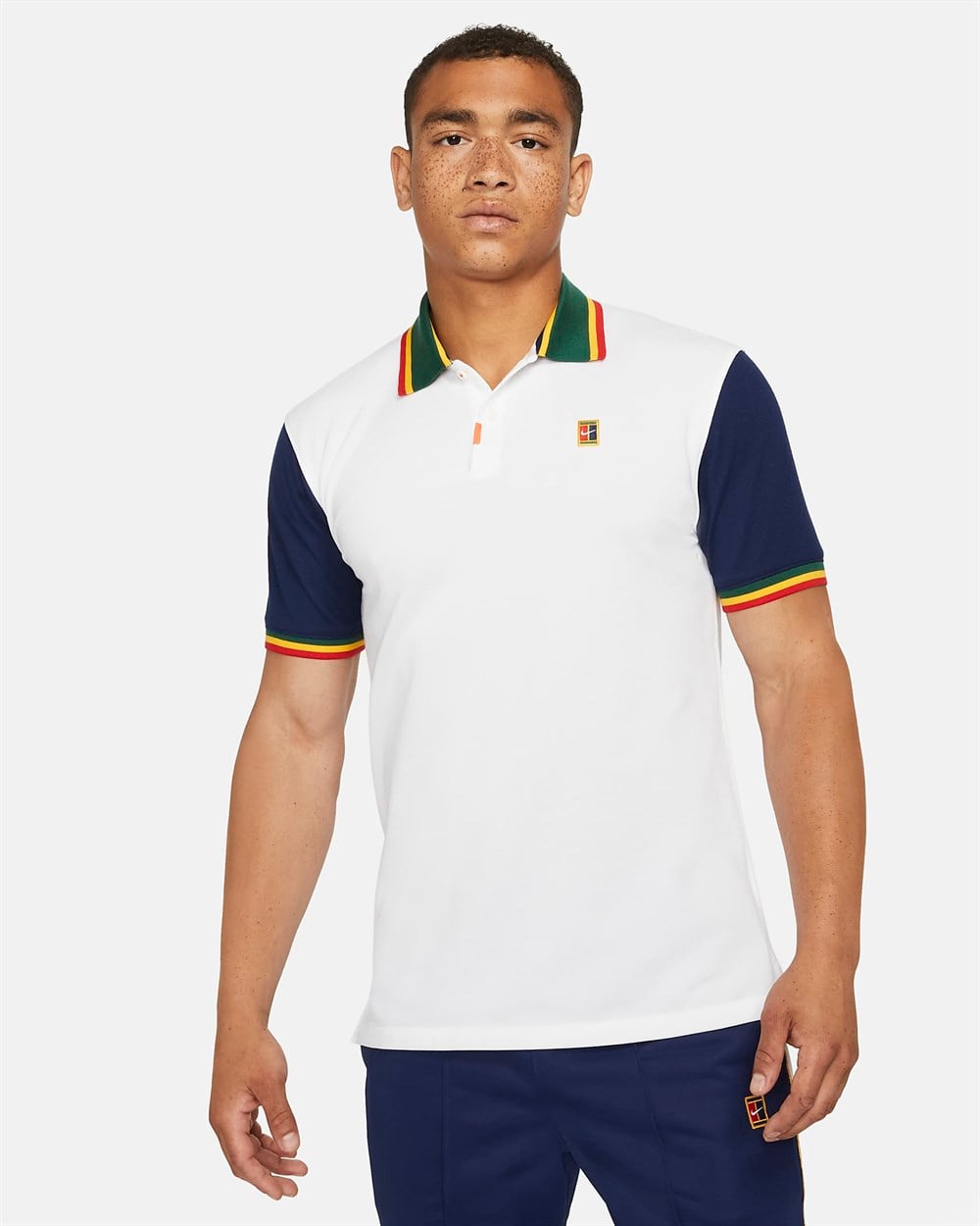 Nike The Polo Df Herıtge Slım2 Erkek Beyaz Polo T-shirt - DA4379-100