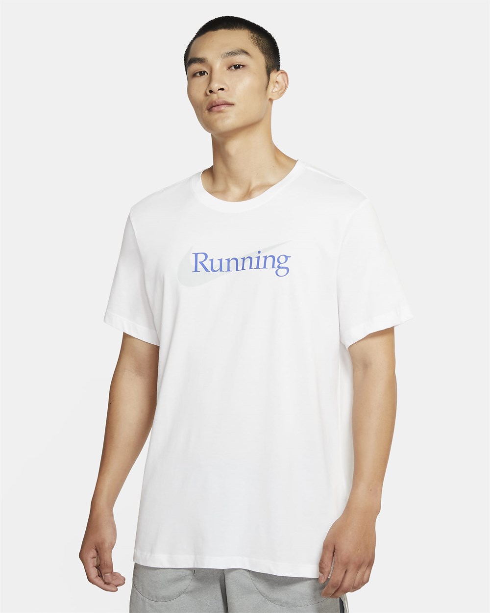 Nike U Nk Df Tee Hbr Erkek Beyaz T-shirt - CW0945-100