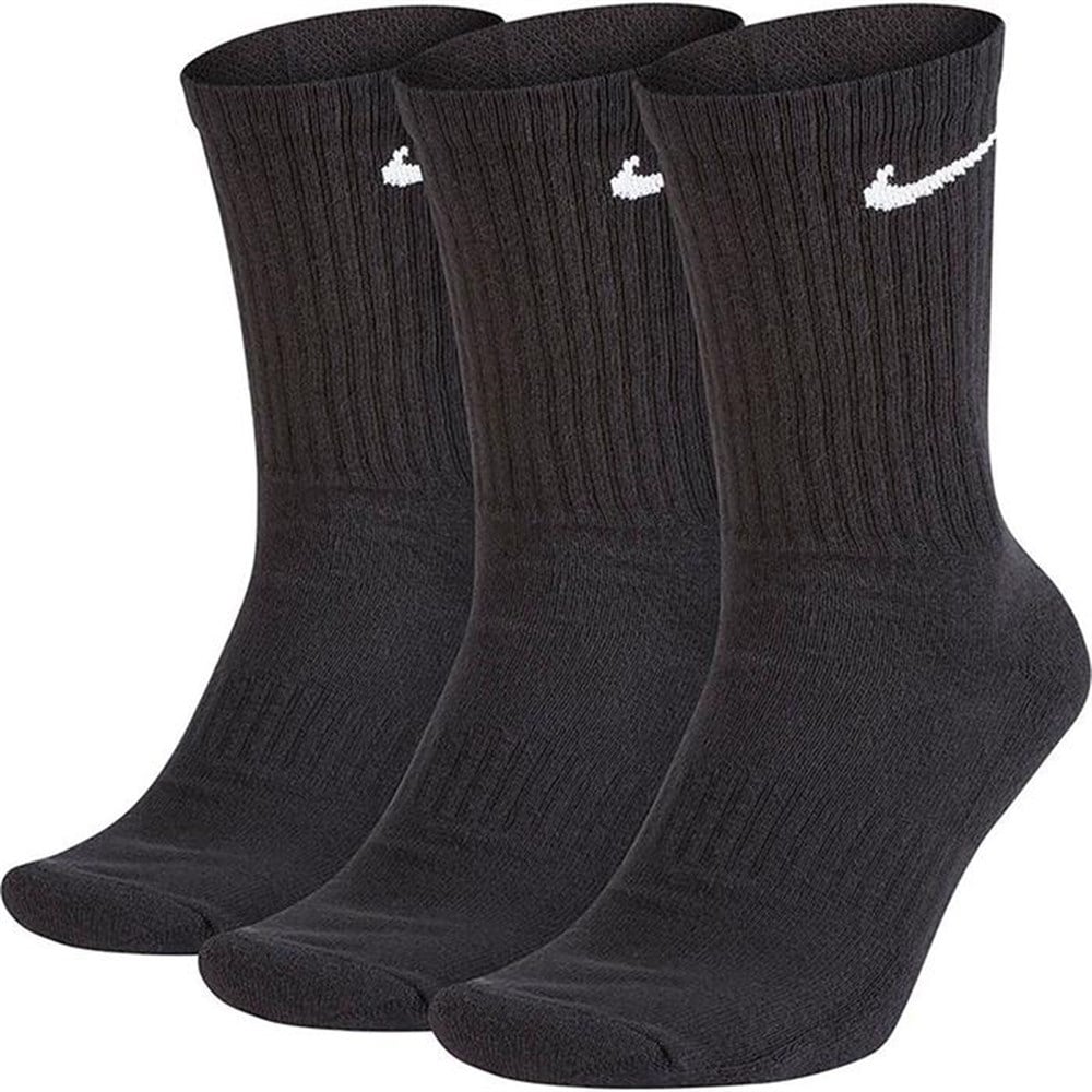 Nike U Nk Everyday Ltwt Crew 3Pr Erkek Siyah Çorap - SX7676-010