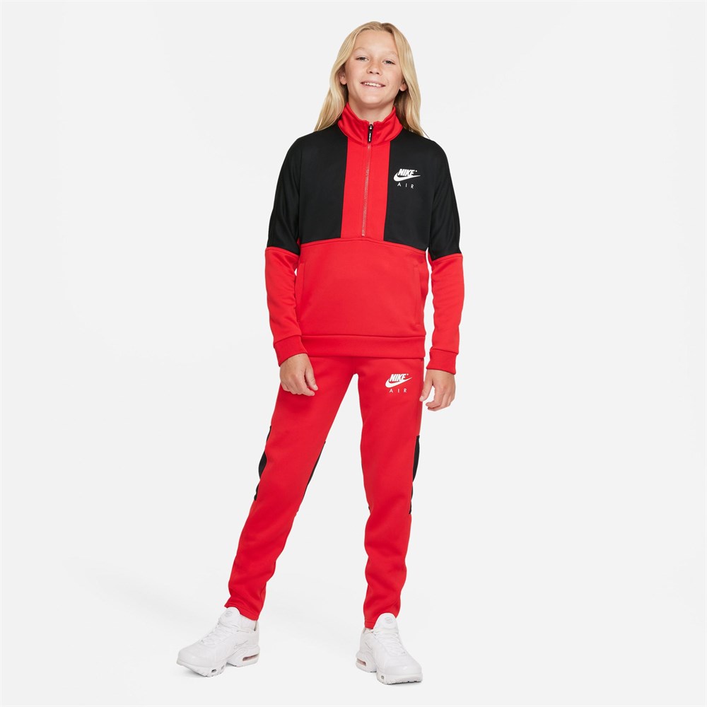 Nike U Nsw Aır Tracksuıt Çocuk Kırmızı Eşofman Takımı - DD8563-657