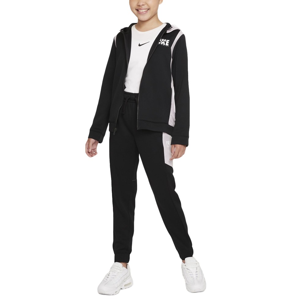 Nike U Nsw Poly Wvn Ovly Tracksuıt Çocuk Siyah Eşofman Takımı - DD8567-013