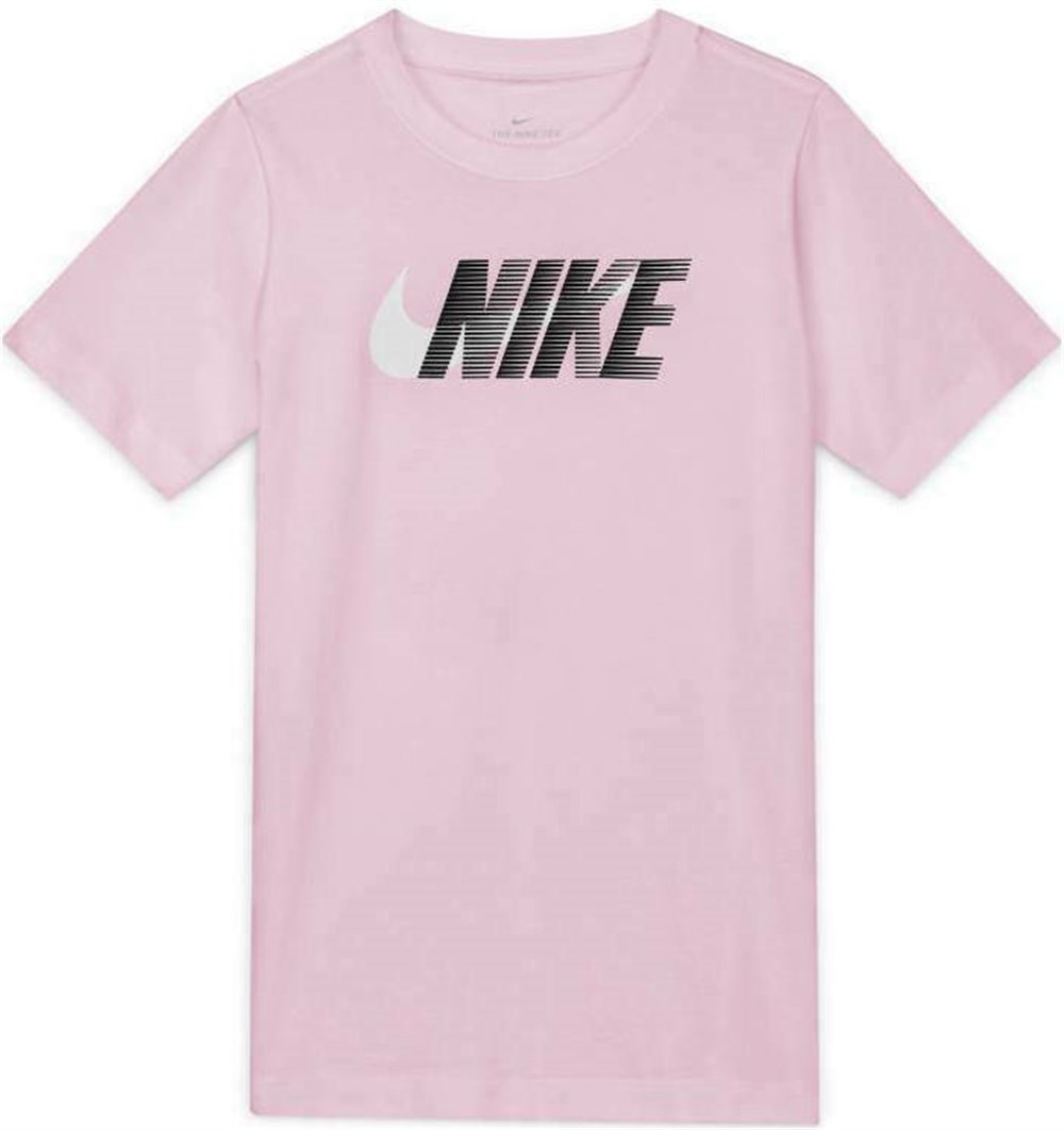 Nike U Nsw Tee Swoosh Çocuk Pembe T-shirt - DC7796-615