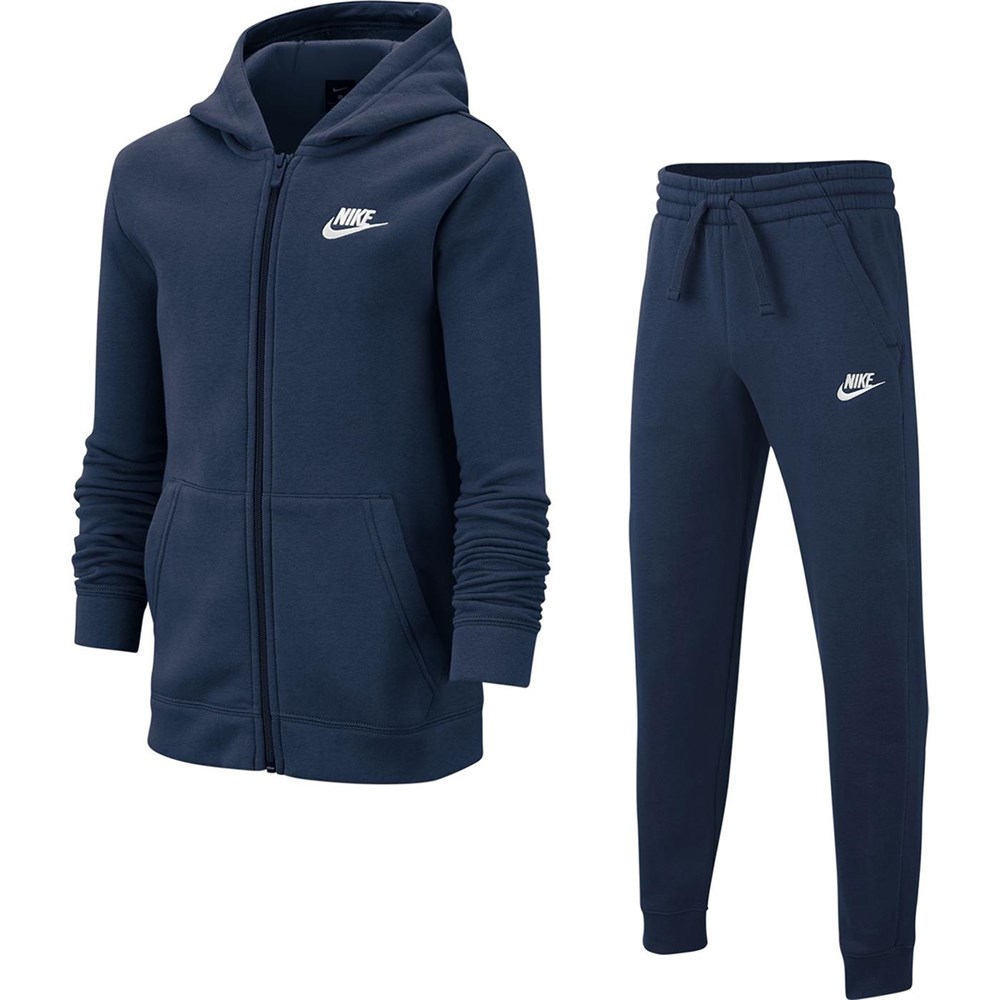 Nike U Nsw Trk Suıt Core Bf Çocuk Lacivert Eşofman Takımı - BV3634-410