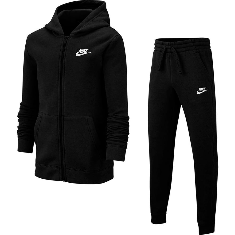 Nike U Nsw Trk Suıt Core Bf Çocuk Siyah Eşofman Takımı - BV3634-010