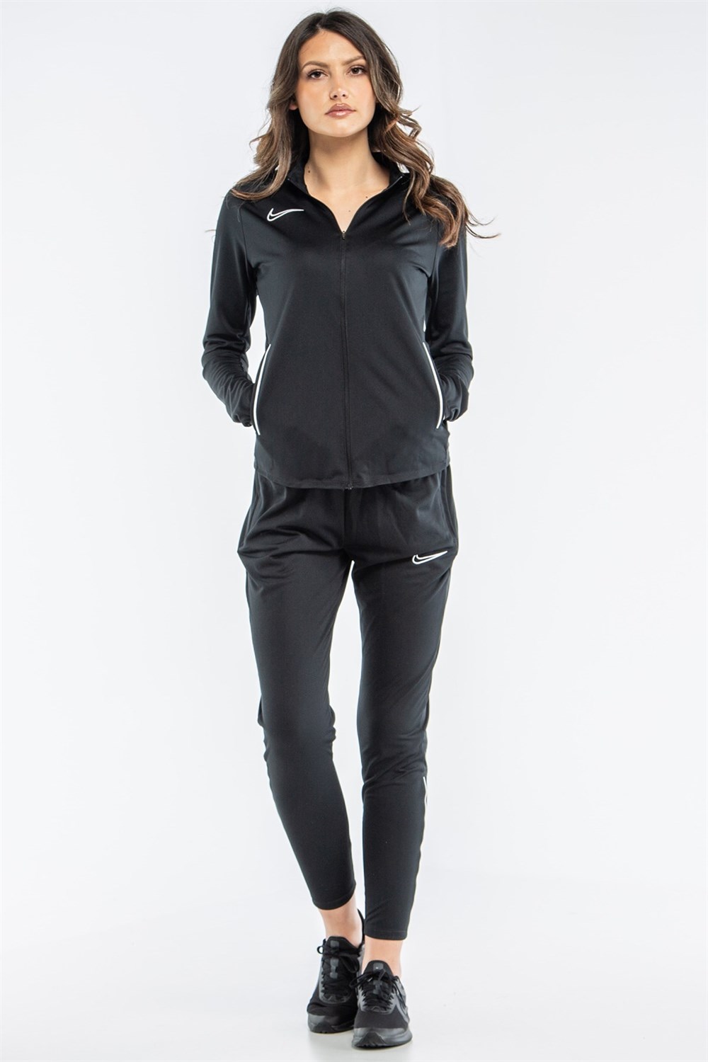 Nike W Nk Df Acd21 Trk Suıt K Kadın Siyah Eşofman Takımı - DC2096-010