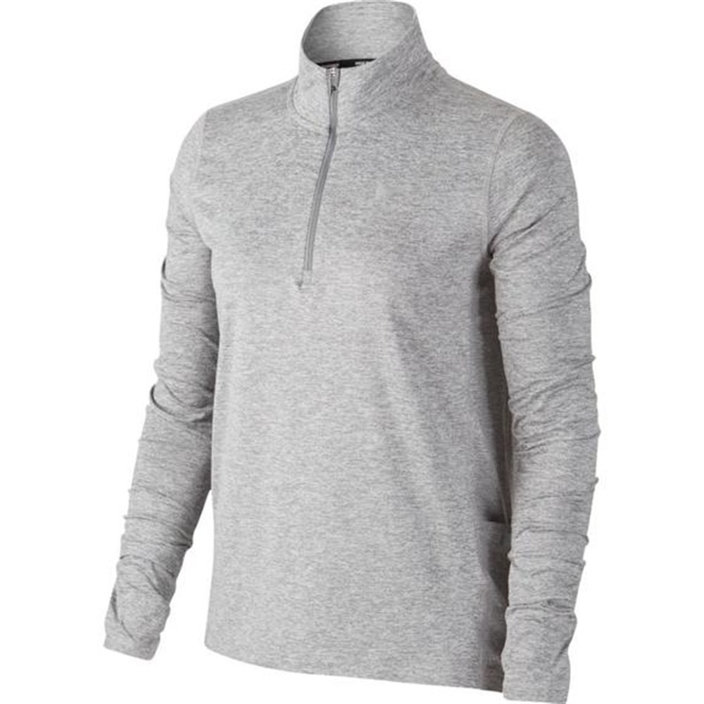 Nike W Nk Df Element Top Hz Kadın Gri T-shirt - CU3220-084