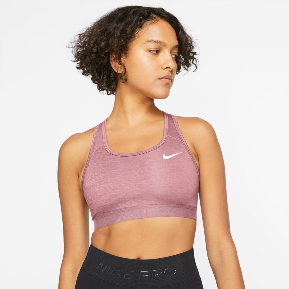 Nike W Nk Df Swsh Band Nonpded Bra Kadın Pembe Sporcu Sütyeni - BV3900-632