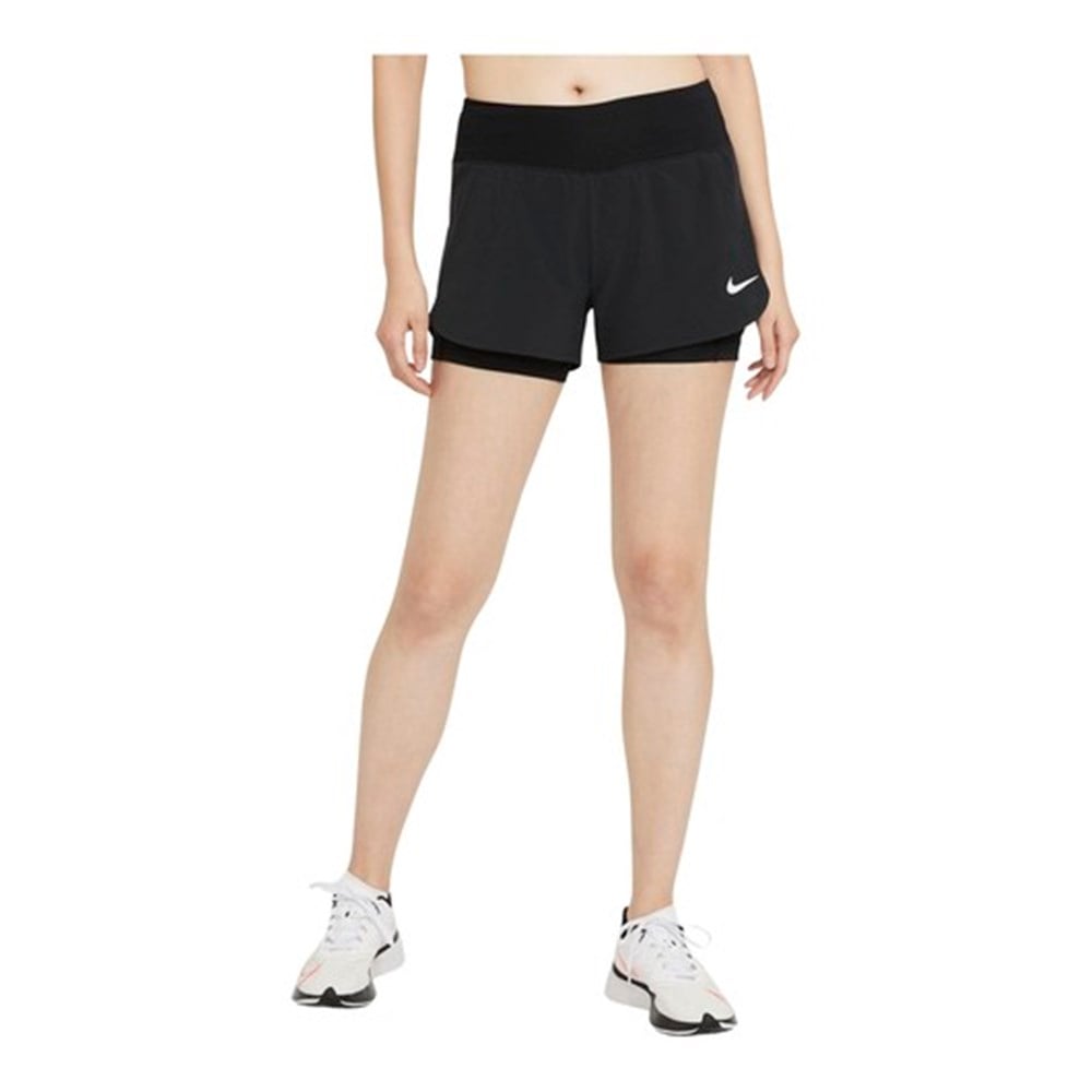 Nike W Nk Eclıpse 2In1 Short Kadın Gri Şort - CZ9570-084