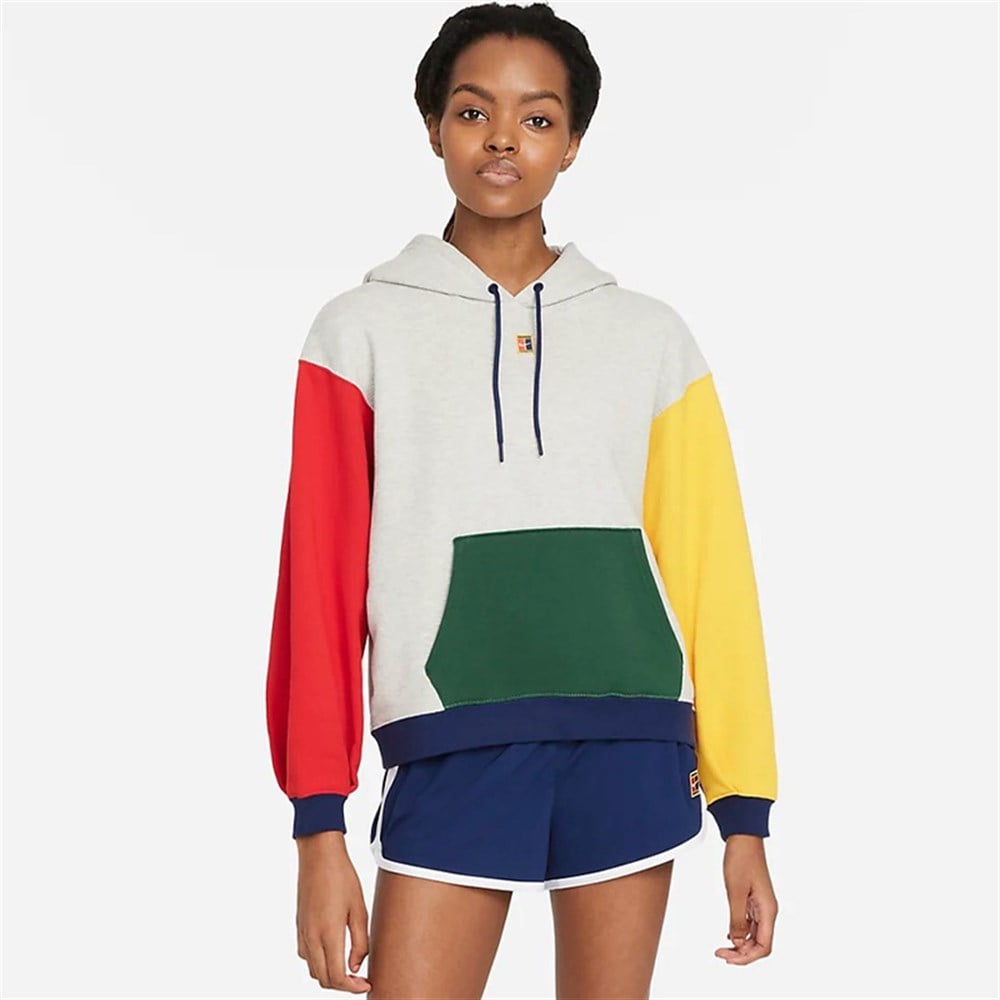 Nike W Nkct Herıtage Hoodıe Kadın Gri Sweatshirt - CK8447-050