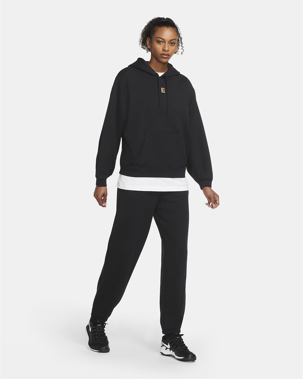 Nike W Nkct Herıtage Hoodıe Kadın Siyah Sweatshirt - CK8447-010