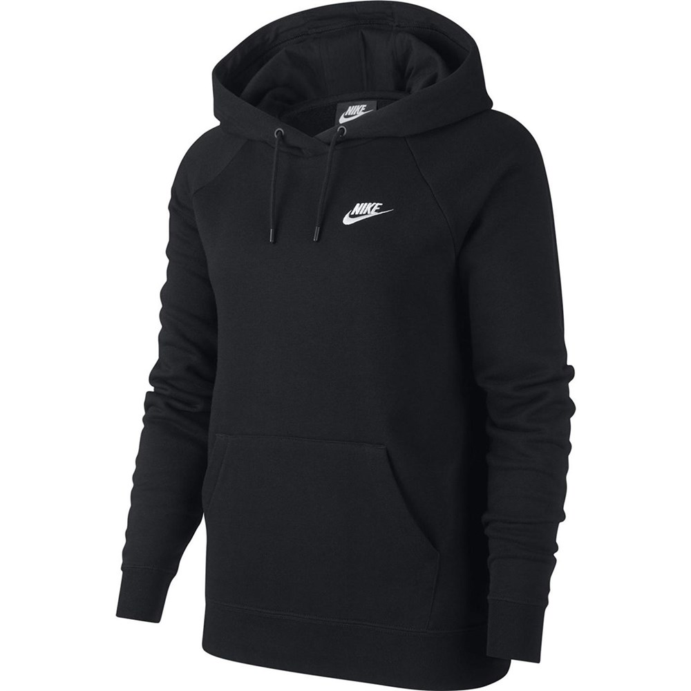 Nike W Nsw Essntl Flc Po Hoodıe Kadın Gri Sweatshirt - BV4124-063