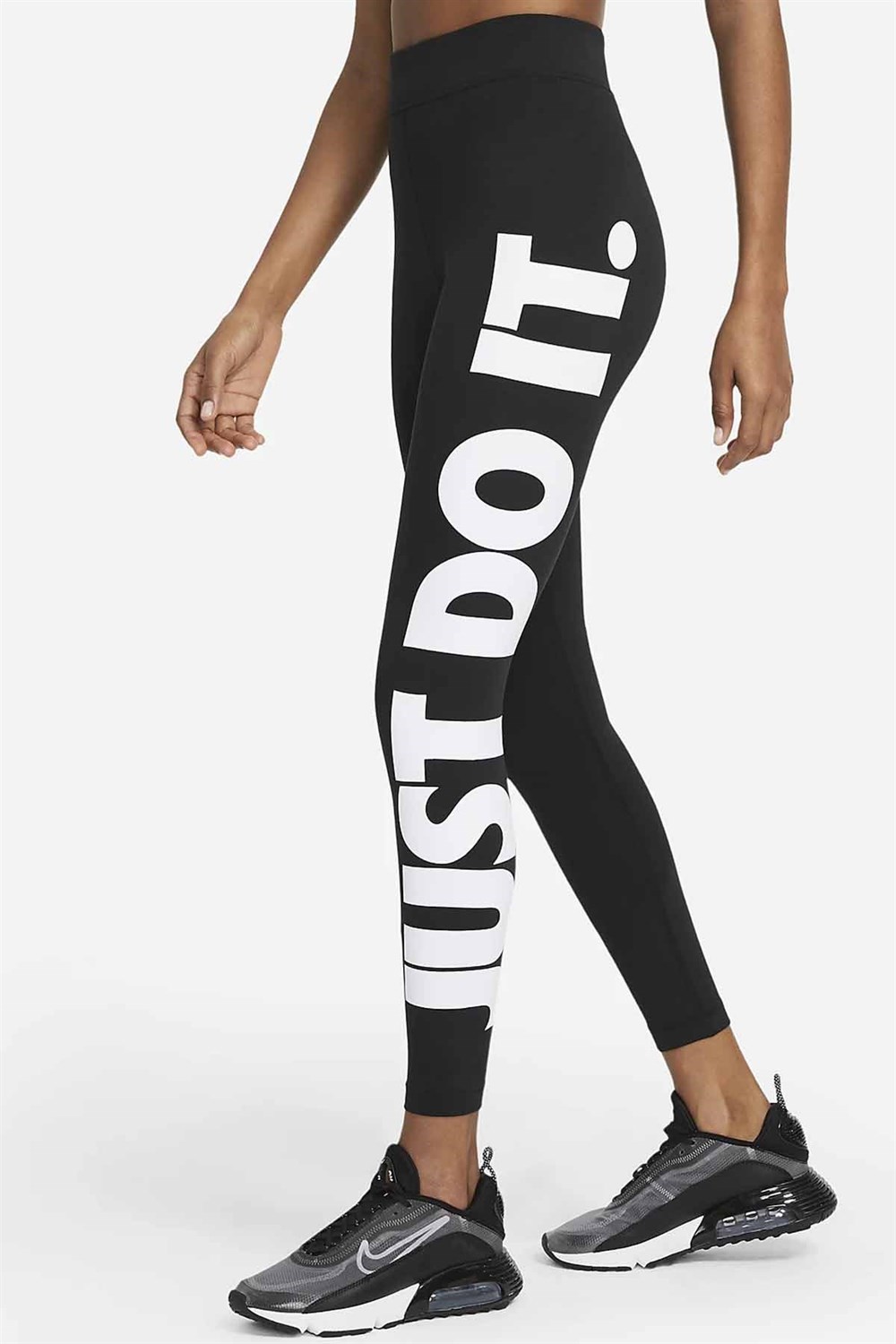 Nike W Nsw Essntl Gx Hr Lggng Jdı Kadın Siyah Tayt - CZ8534-010