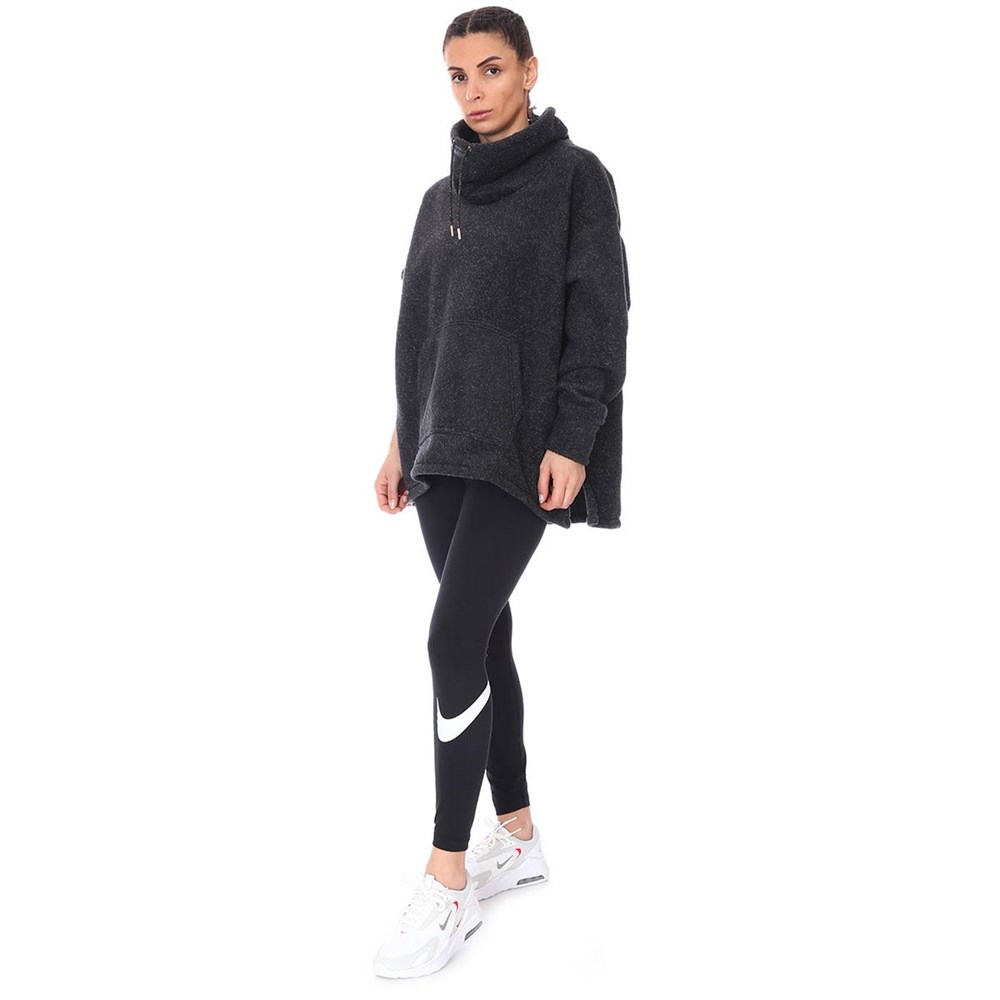 Nike W Nsw Essntl Gx Mr Lggng Swsh Kadın Siyah Tayt - CZ8530-010