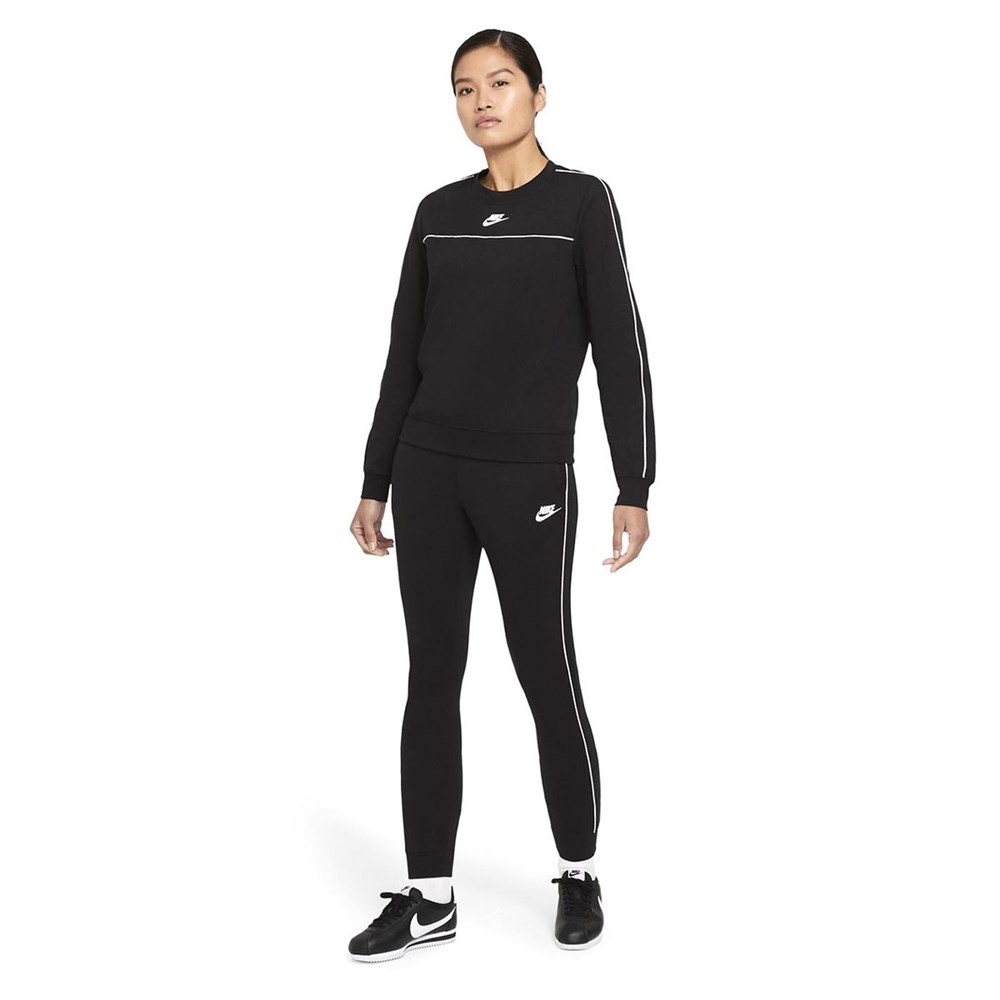 Nike W Nsw Mlnm Essntl Flc Mr Jggr Kadın Siyah Eşofman Altı - CZ8340-010