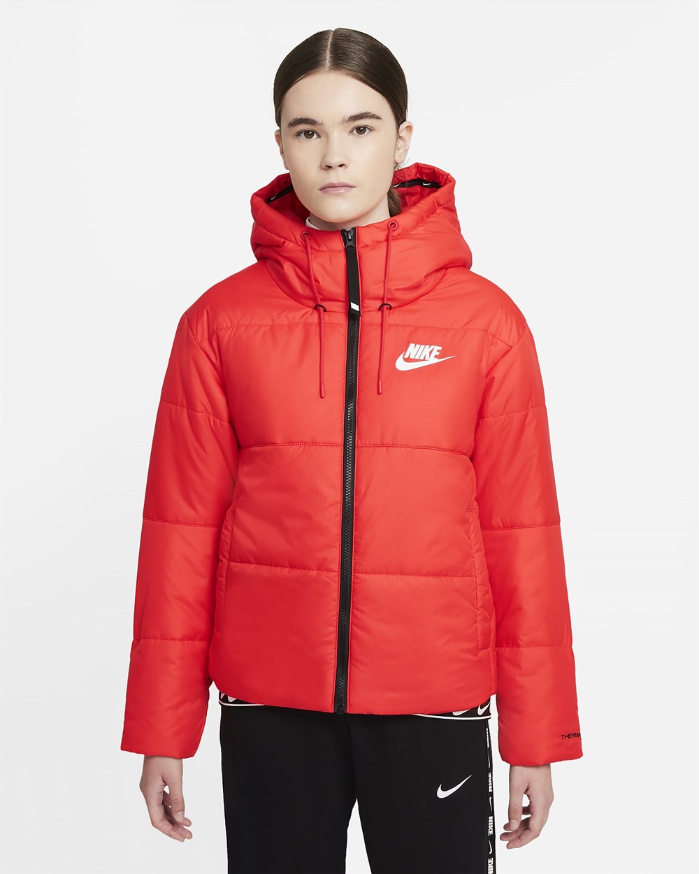 Nike W Nsw Tf Rpl Classıc Tape Jkt Kadın Kırmızı Ceket - DJ6997-673