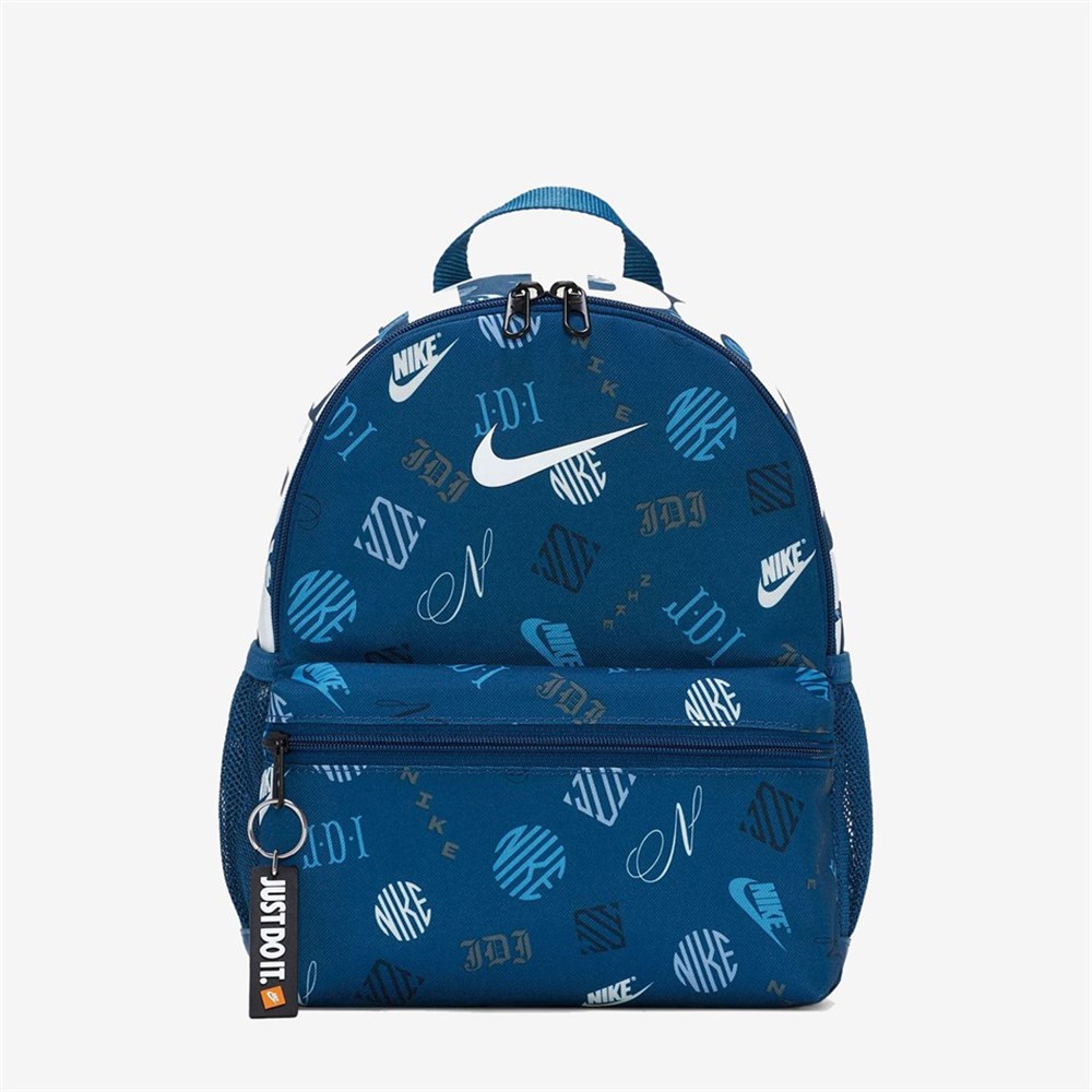 Nike Y Nk Brsla Jdı Mını Bkpk-Aop Çocuk Mavi Sırt Çantası - DA5848-476