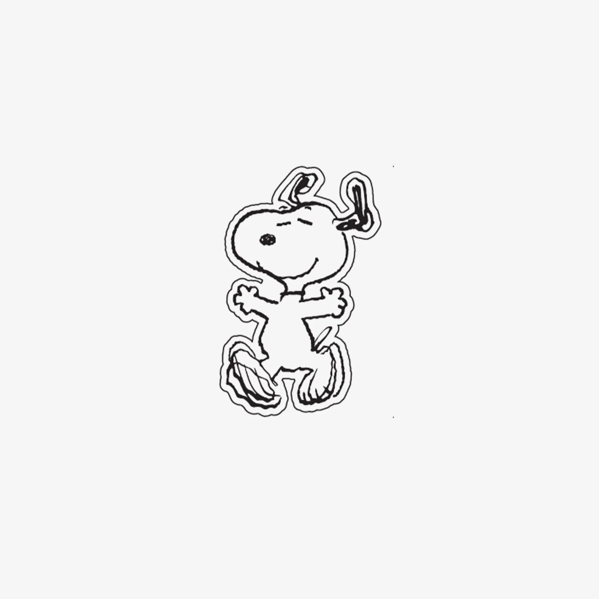 Peanuts Snoopy Unisex Rozet