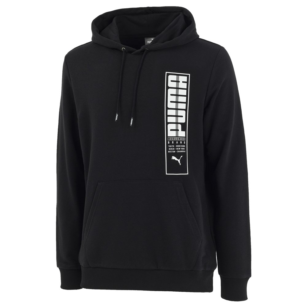 Puma Blank Base Men’S Hoodie Tr Erkek Siyah Günlük Sweatshirt - 673966-02