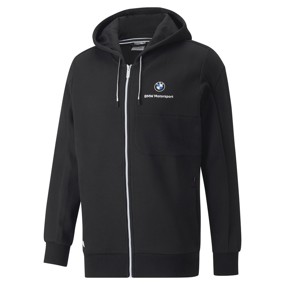 Puma Bmw Mms Hooded Sweat Jacket Erkek Siyah Günlük Ceket - 533370-01