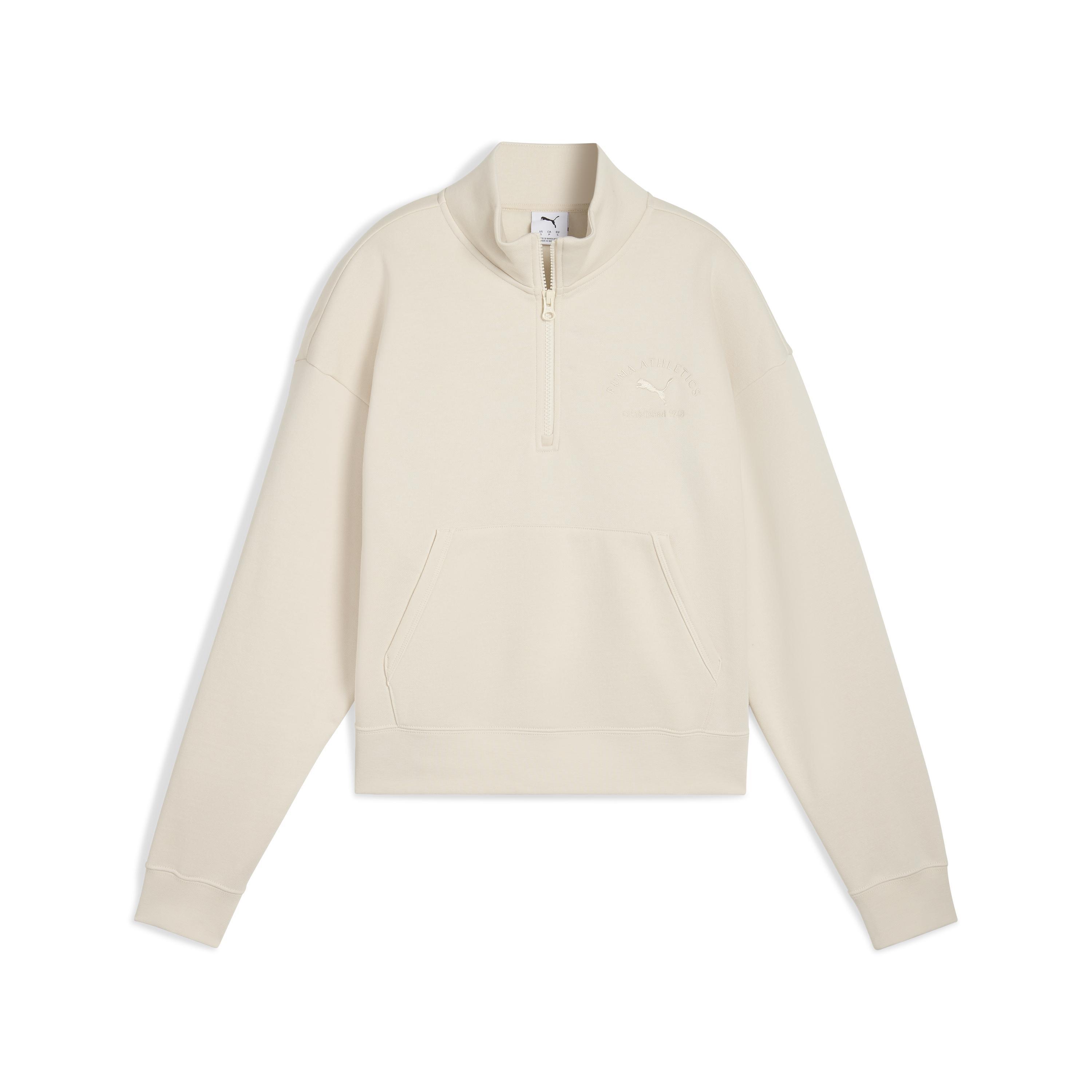 Puma Class Half-Zip Crew Kadın Yetişkin Sweatshirt