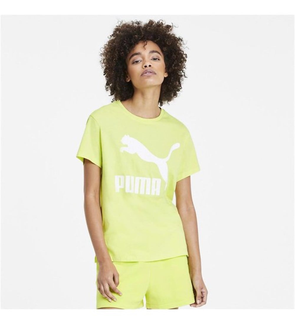 Puma Classics Logo Tee Kadın Üst & T-shirt - 59551431