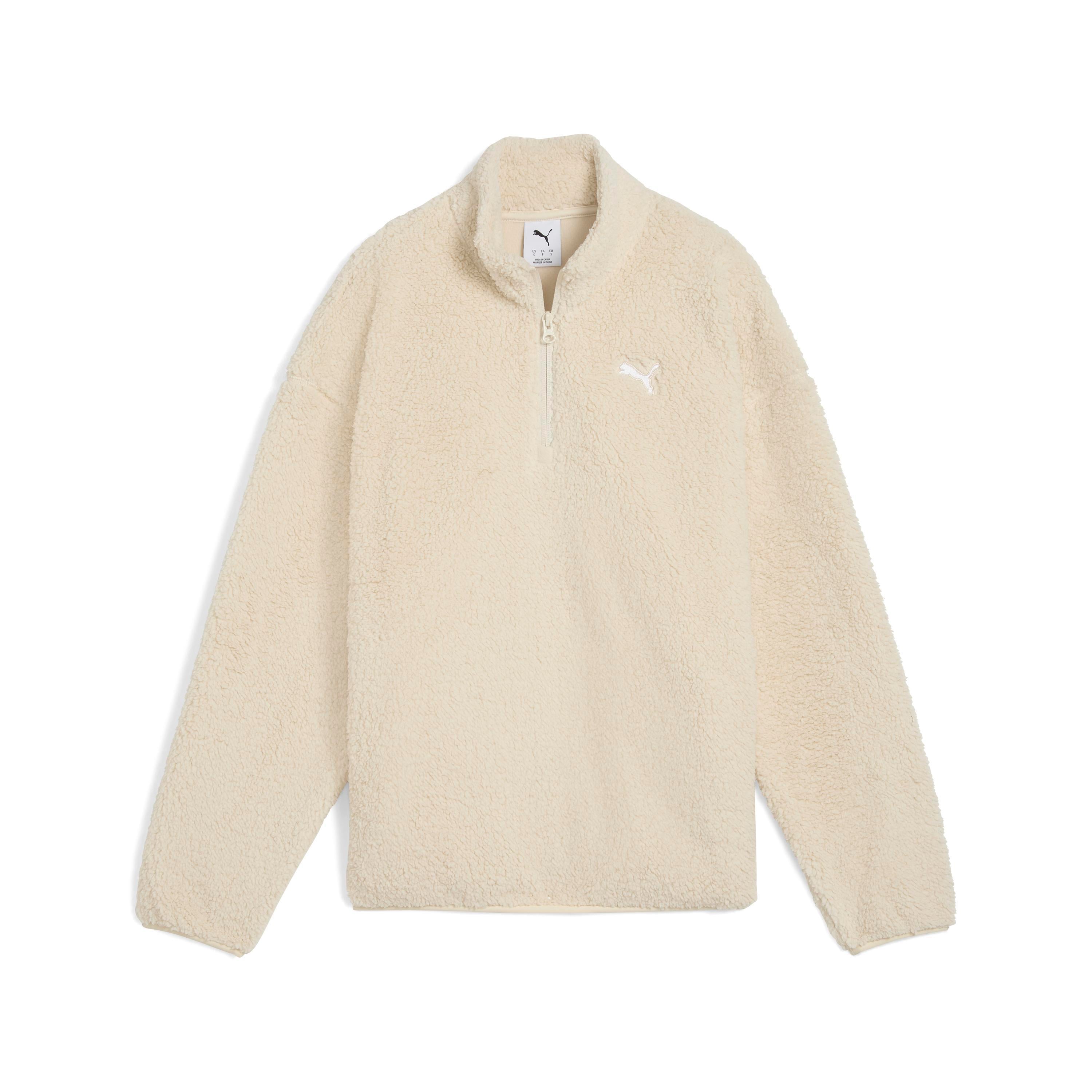 Puma Ess Elevated Half-Zip Crew Kadın Yetişkin Sweatshirt