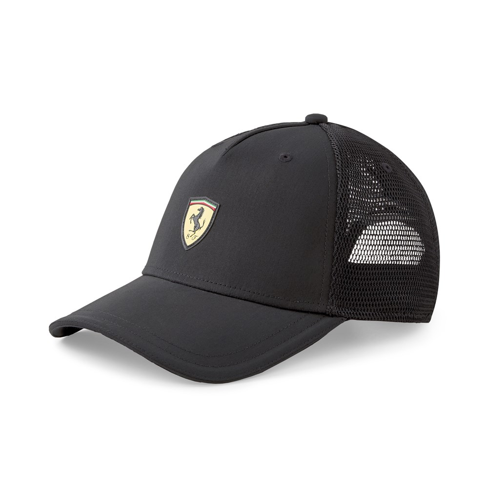Puma Ferrari Sptwr Race Trucker Cap Unisex Siyah Günlük Şapka - 023715-02