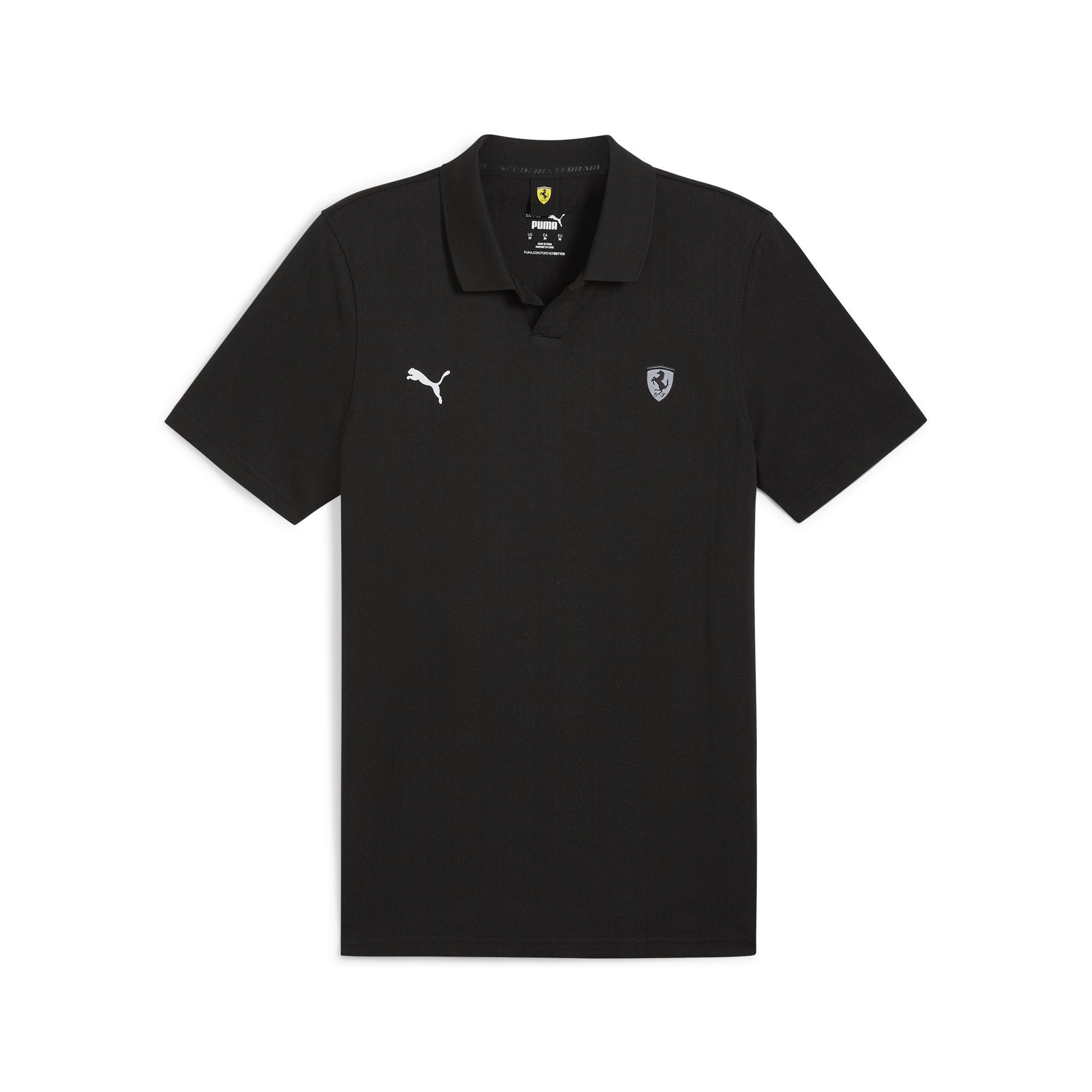 Puma Ferrari Style Polo Jacquard Erkek T-shirt