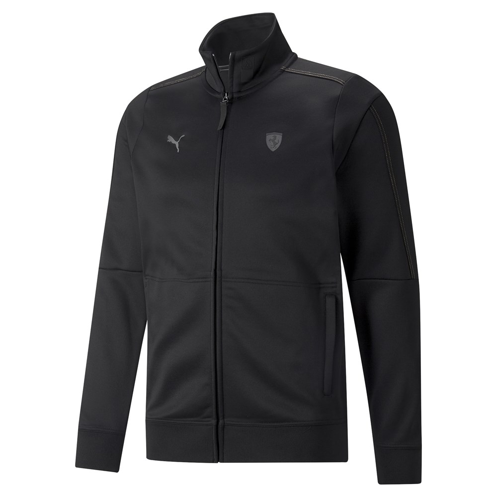 Puma Ferrari Style T7 Track Jacket Erkek Siyah Günlük Ceket - 533330-01