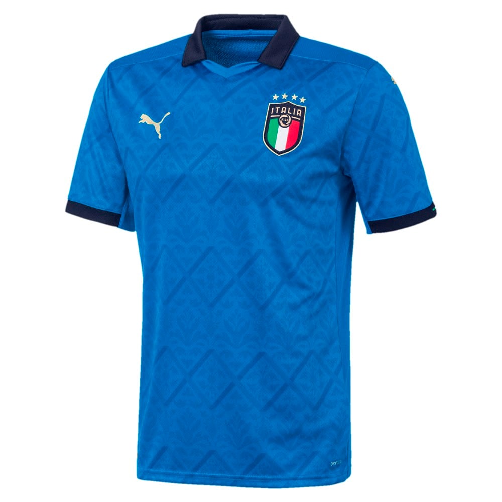 Puma Fıgc Home Shirt Replica Team Erkek Mavi T-Shirt - 75646801