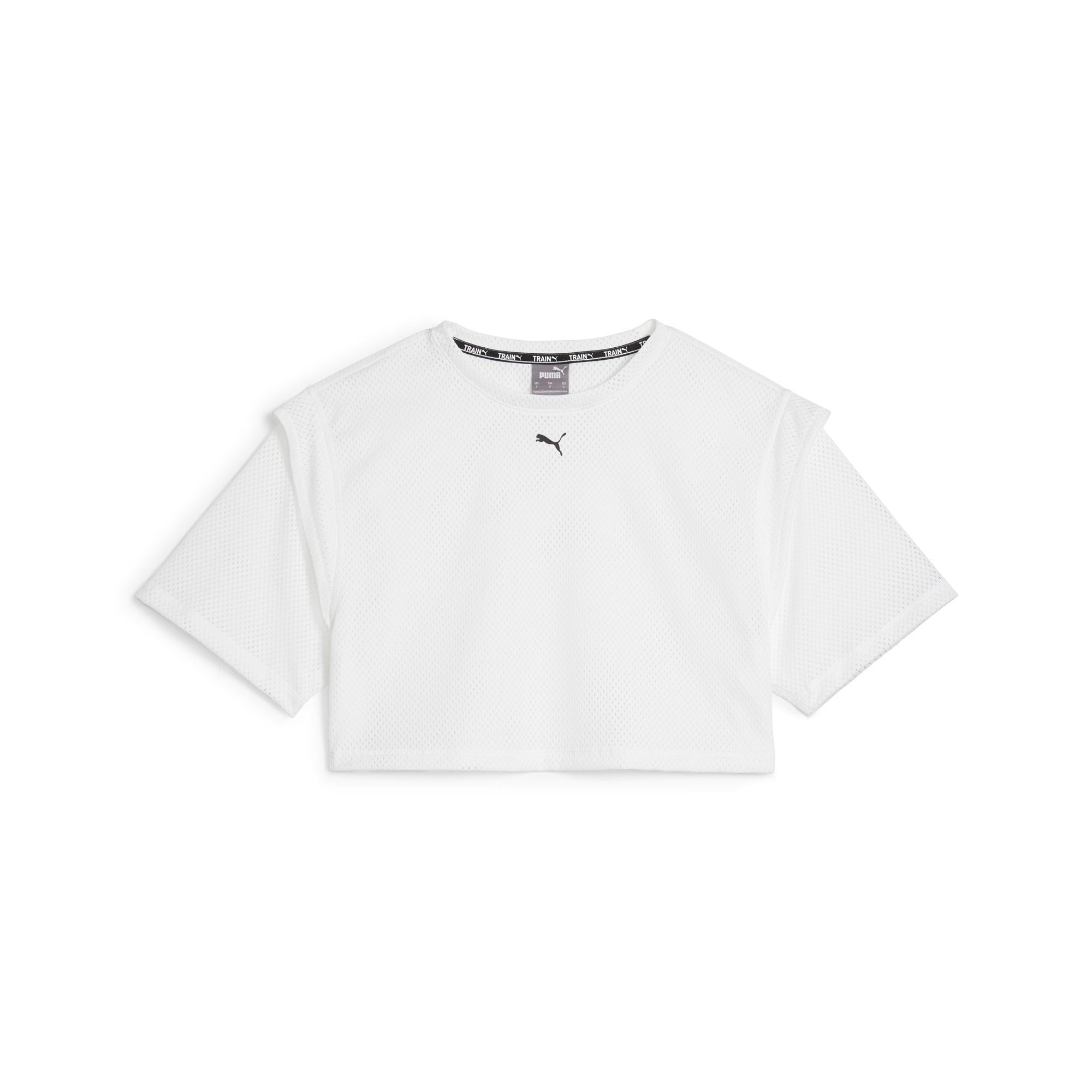 Puma Fit Move Mesh Crop Tee Kadın T-shirt