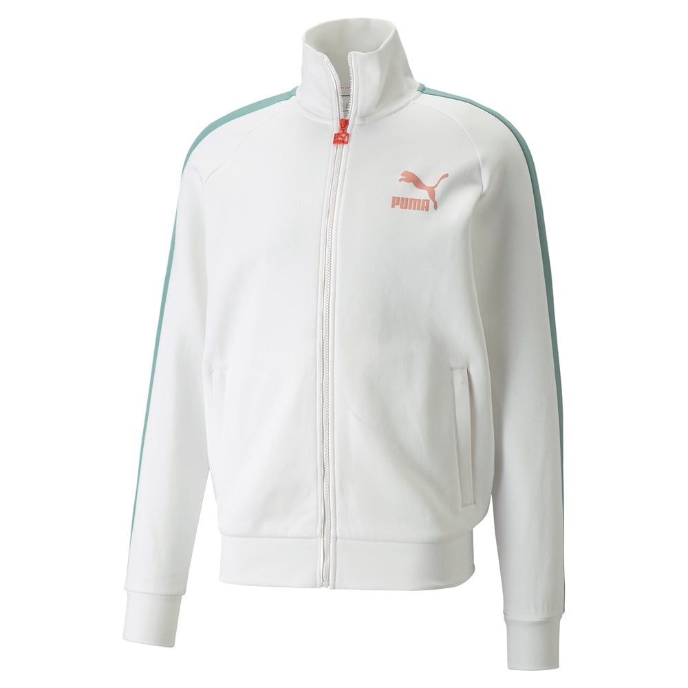 Puma Iconic T7 Track Jkt Dk Erkek Beyaz Günlük Ceket - 530745-57