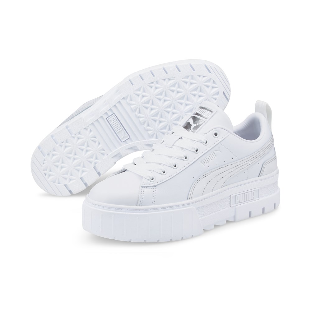 Puma Mayze Glow Wns Kadın Beyaz Günlük Spor Ayakkabı - 383684-01
